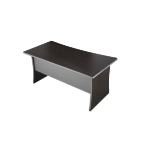 Scrivania Unisit Spirit fianchi a pannello 140x80x72 cm wengé per scrivanie componibili