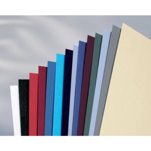 Copertine per rilegatura GBC Leathergrain in cartoncino 250g/m² - goffrato A4 Avorio- CE040065 (conf.100)