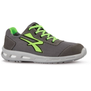 Scarpe antinfortunistiche in pelle Airnet Summer S1P U-Power Grigio - Verde n° 44
