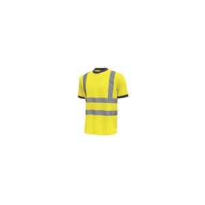 T-Shirt alta visibilità Mist U-Power cotone-poliestere Giallo fluo - Taglia - XL - HL165YF MIST XL
