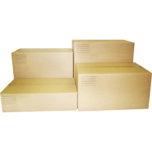 Scatole americane imballo di cartone a 2 onde Euroscatola 60x40x20 cm colore Avana - 126466 (conf.10)