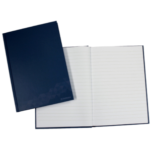 Quaderno cartonato 70g/m² A5 Donau tinta unita Blu a righe - 96 fogli - 330327010