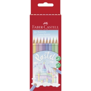 Matite colorate Faber Castell pastel Colori Assortiti - Ømina 3,3 mm - 111211 (conf.10)