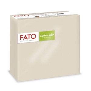 Tovaglioli 2 veli Fato Fiberpack Natural 38x38 cm - Avana (conf.40)