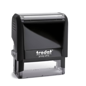 Timbro autoinchiostrante max 7 righe Trodat eco PRINTY 4914 - 64x26 mm Nero 47586