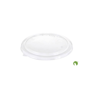 Coperchio Bio in PLA Scatolificio del Garda Nature Works Ø150 mm Trasparente per contenitore S80 (conf.50)