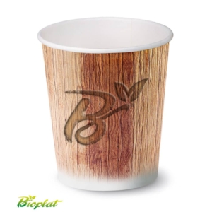 Bicchieri 3 oz (85 ml) in cartoncino Bio Scatolificio del Garda - fantasia Palm Leaf (conf.50)