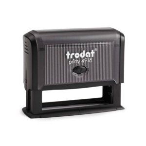 Printy 4918 - Timbro di testo PERSONALIZZATO fino a 3 righe dimensione max personalizzazione 75x15 mm