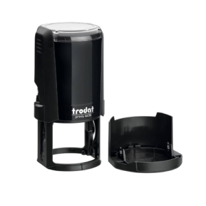 Timbro di testo personalizzato Trodat Printy 4638 dimensione max pers.ne Ø38 mm - fino a 7 righe - blu - 182285