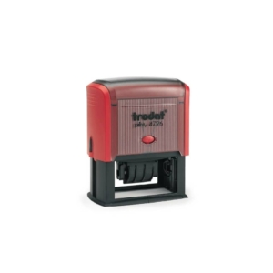 Datario con testo personalizzato Trodat Printy 4726 dimensione max pers.ne 75x38 mm - fino a 3+3 righe - blu - 182294