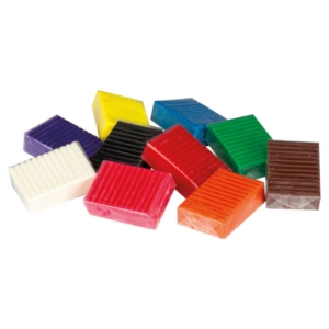 Plastilina vegetale - 10 panetti di - 500gr - Pongo - Colori Assortiti F605000