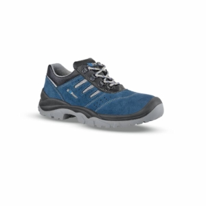 Scarpe antinfortunistiche in pelle scamosciata Better S1P SRC blu-nere U-Power N° 40