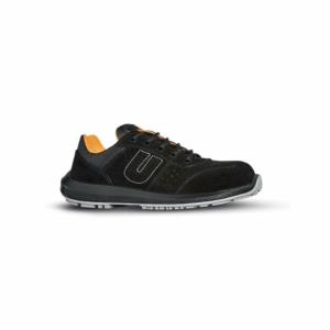 Scarpe antinfortunistiche in morbida pelle scamosciata Sun S1P SRC Nere U-Power N° 43