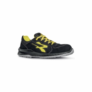 Scarpe antinfortunistiche in pelle scamosciata Vortix S1P SRC ESD Giallo-nere U-Power N° 42