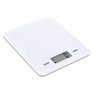 Bilancia da cucina ad alta precisione Melchioni Family Slimmy con display LCD Bianca - 5kg - 118210027