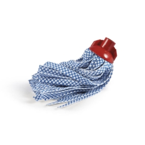 Mop sintetico per pavimenti. Blu dimora Bianco e Blu 0025E