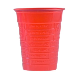 Bicchieri 200 ml R marcato Dopla Rosso (conf.100)