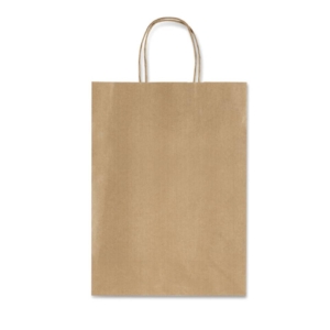 Borse in carta Allegra neutra sealing Avana con manici in carta ritorta Rex-Sadoch 16x8x39 cm (conf.25)