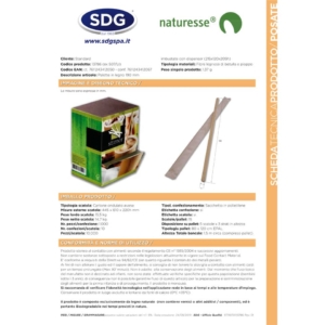 Palette in legno BIO monouso imbustate con dispenser Scatolificio del Garda - 13786 (conf.1000)
