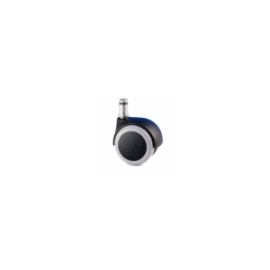 Set 5 ruote gommate Seditaly Elite per sedie Ø50 mm per parquet Nere libere CNF5REL020201