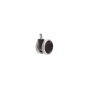 Set 5 ruote gommate Seditaly Work per sedie Ø65 mm per parquet Nere libere CNF5RWL020201