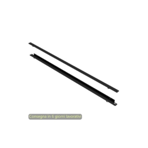 Kit fissaggio verticale a parete e soffitto coppia pannelli Nero opaco Moody Artexport L.160 cm - 3-BSAN1600-AQ