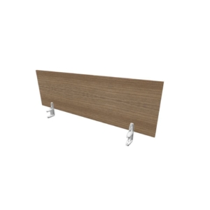 Pannello divisorio in melaminico Noce canaletto per scrivanie singole 140xh.42 cm Practika Quadrifoglio - CODI140-NO