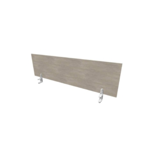 Pannello divisorio in melaminico cemento per scrivanie singole 160xh.42 cm linea Practika Quadrifoglio - CODI160-CL