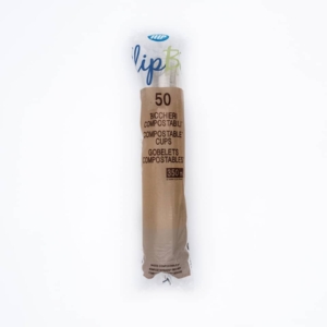 Bicchieri Trasparenti IlipBio compostabili in PLA BIO 350 cc - 61851 (conf.50)