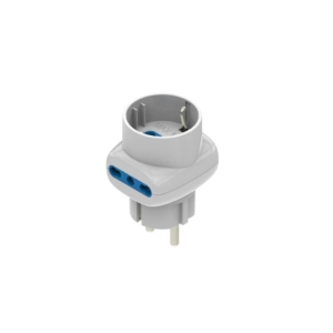 Adattatore a 3 vie 16A - Bianco Aigostar 2 vie P17/11 & 1 via P30 284732