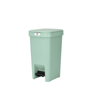 Pattumiera a pedale Brabantia StepUp per raccolta differenziata - capacità 10 litri - jade green - 800368