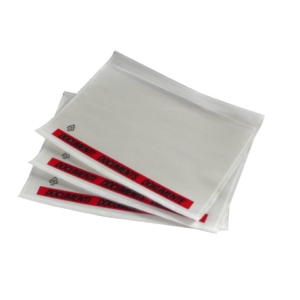 Buste portadocumenti neutre adesive Viva Trasparenti con scritta C5-235x170mm - 3025MDOC (conf.1000)