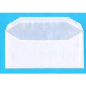 Buste Bianche senza finestra Blasetti Pocket 80g/m² - 110x230 mm - 025 (conf.500)