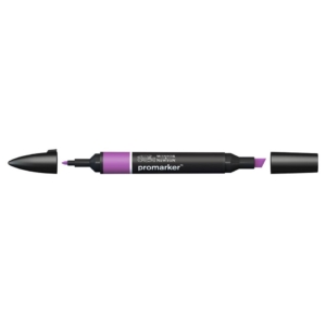 Pennarello Winsor&Newton Promarker doppia punta fine-scalpello 2,5-0,5mm - purple - 0203542