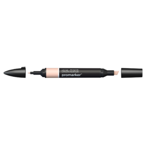 Pennarello Winsor&Newton Promarker doppia punta fine-scalpello 2,5-0,5mm - antique white - 0203620