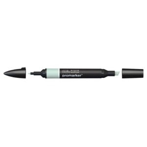 Pennarello Winsor&Newton Promarker doppia punta fine-scalpello 2,5-0,5mm - pebble blue - 0203005