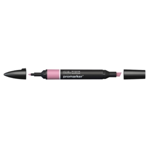 Pennarello Winsor&Newton Promarker doppia punta fine-scalpello 2,5-0,5mm - dusky rose - 0203353