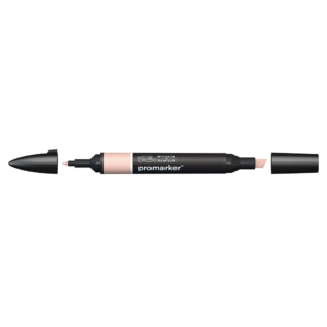 Pennarello Winsor&Newton Promarker doppia punta fine-scalpello 2,5-0,5mm - wheat - 0203027
