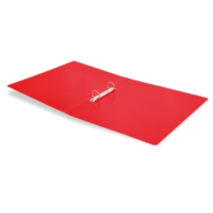 Raccoglitore Euro-Cart 2 anelli tondi Ø25 mm Rosso - 23x33 cm