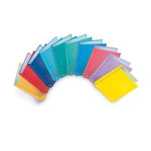 Raccoglitore ad anelli Pigna Monocromo - A4 27x32 cm 4 anelli Ø30 mm Colori Assortiti