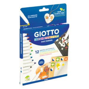 Pennarelli GIOTTO Decor Materials Colori Assortiti F453400 (conf.12)