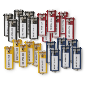 Portachiavi Durable Key Clip Colori Assortiti 1949-27 (conf.24)