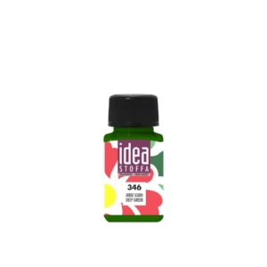 Colore per tessuti Maimeri Idea Stoffa in flacone 60 ml Trasparente Verde scuro - M5014346