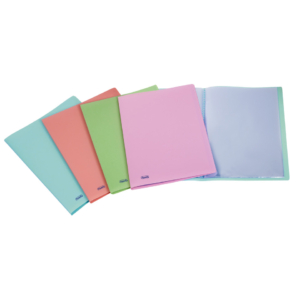 Portalistini Favorit Pastel in PPL opaco 22x30 cm 40 buste interne fisse lisce Colori Assortiti - 400115582
