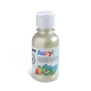Colore acrilico Primo in bottiglia PET con tappo dosatore 125 ml bronzo 402TA125940