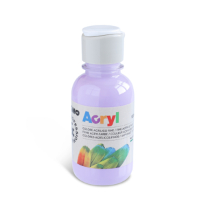 Colore acrilico Primo in bottiglia PET con tappo dosatore 125 ml Lilla 402TA125450