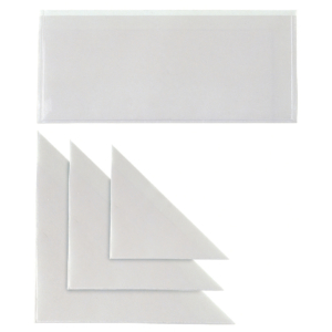 Tasca autoadesiva triangolare Sei Rota formato 13x13 cm - 318124 CF.75 -14 (conf.10)