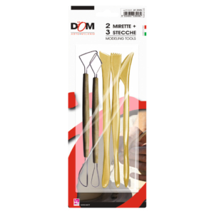 Mirette professionali DOM - set composto da 2 mirette e 3 stecche - 255/BL