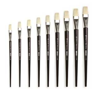Pennelli Deco manico corto punta piatta - N° 6 - K577/06 (conf.12)