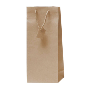 Borse portabotiglie doppia Decoration Avana - 17,5x9x39 cm - BCA337NA -13 (conf.10)
